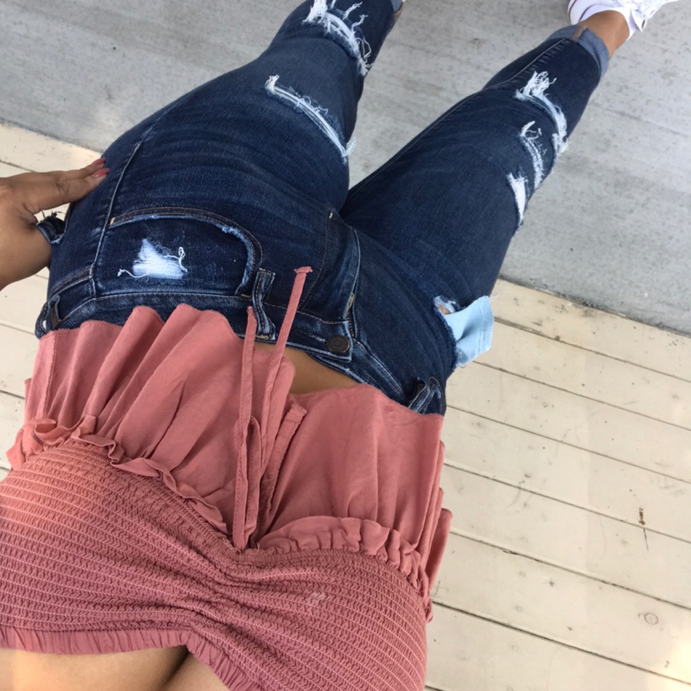 Cute pink cropped top💖